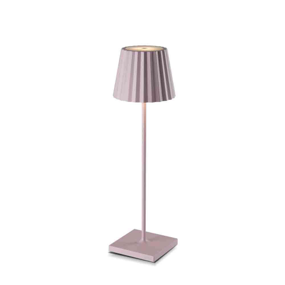 Spazio Plissè Rechargeable LED Table Lamp 2.2W 188lm CCT