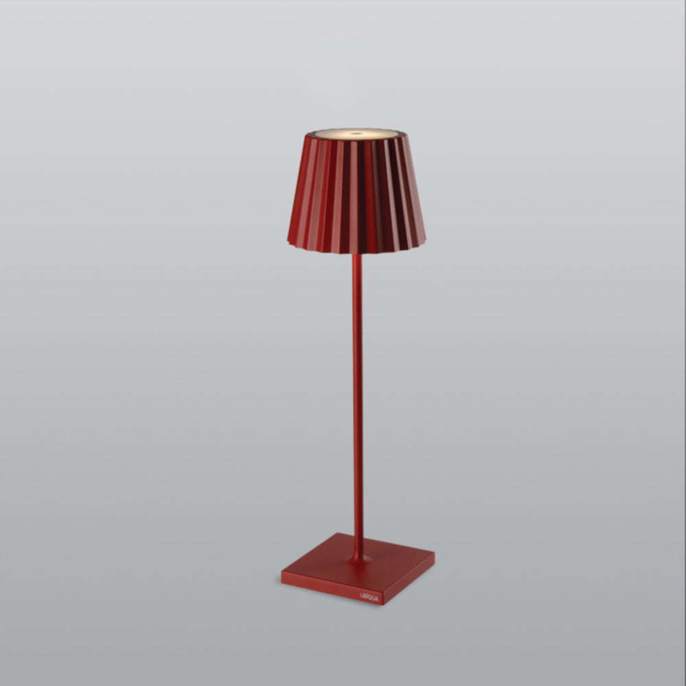 Spazio Plissè Rechargeable LED Table Lamp 2.2W 188lm CCT