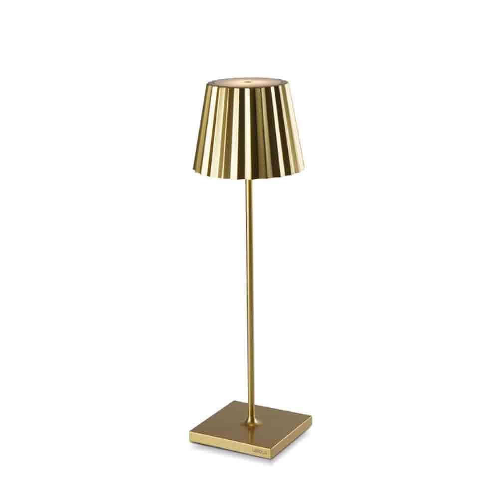 Spazio Plissè Rechargeable LED Table Lamp 2.2W 188lm CCT