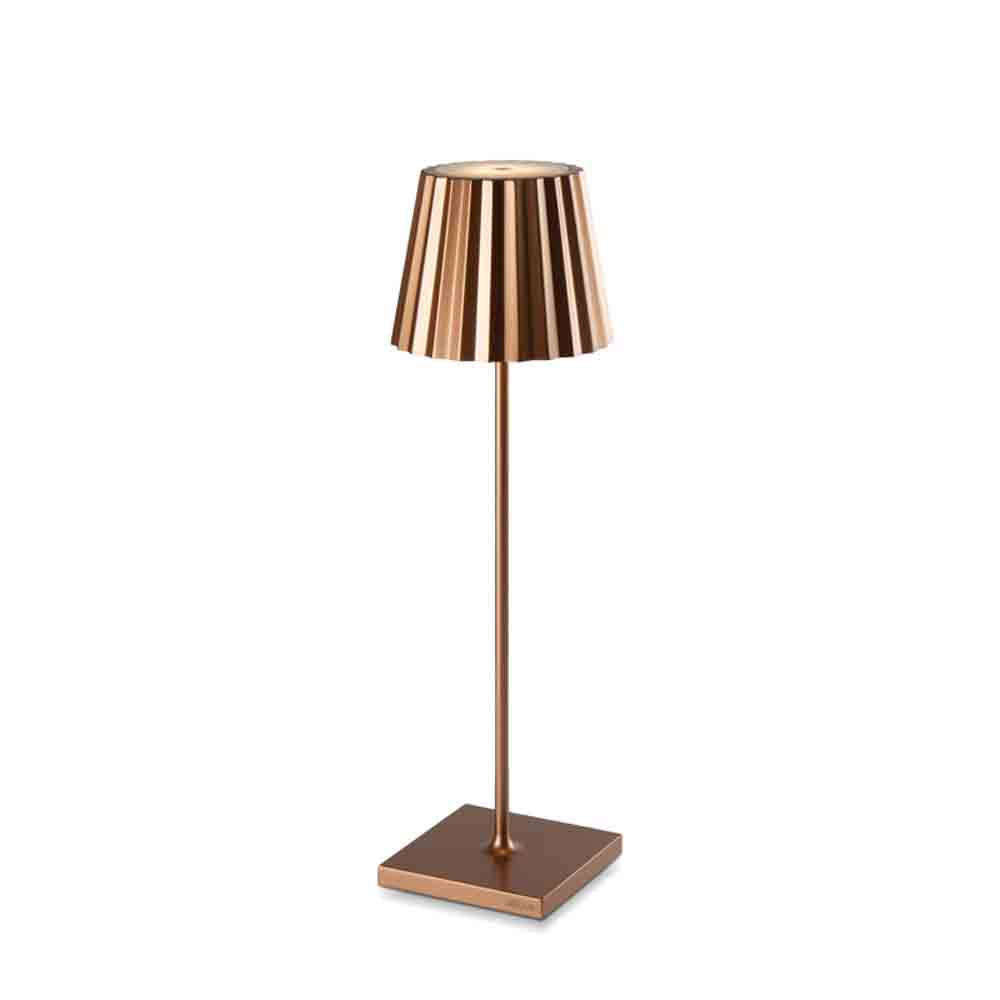 Spazio Plissè Rechargeable LED Table Lamp 2.2W 188lm CCT