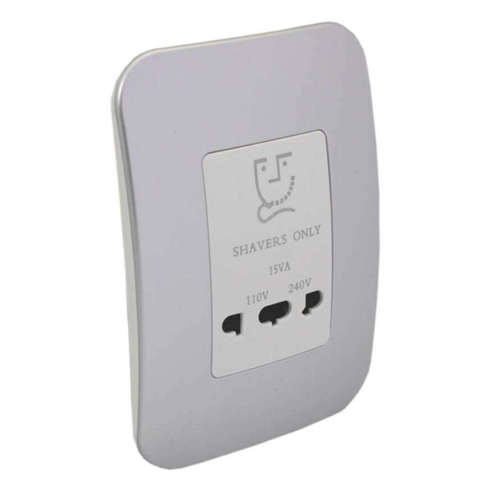 VETi 1 Shaver Socket 4x2 - White Module