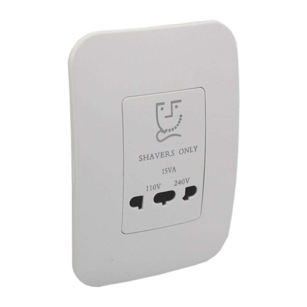 VETi 1 Shaver Socket 4x2 - White Module