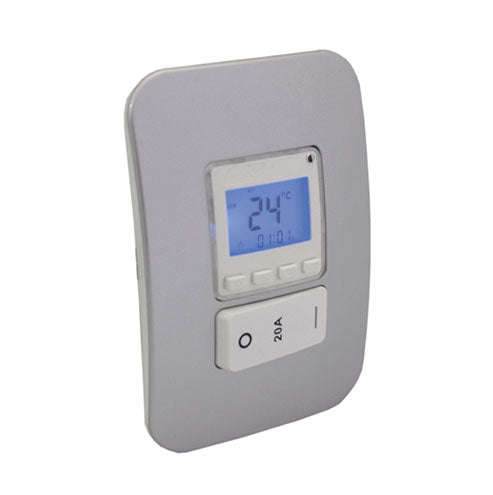 VETi 1 Programmable Thermostat with Isolator Switch 4x2 - White Modules