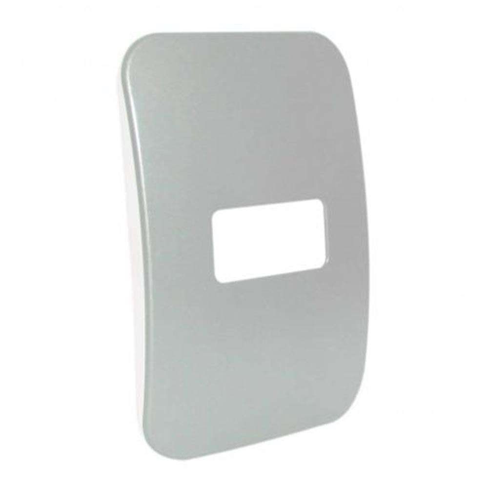 VETi 1 1 Horizontal Module Cover Plate 4x2 - Black Trim