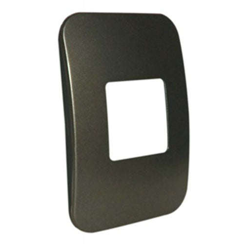 VETi 1 Wide Module Cover Plate 4x2 - Black Trim
