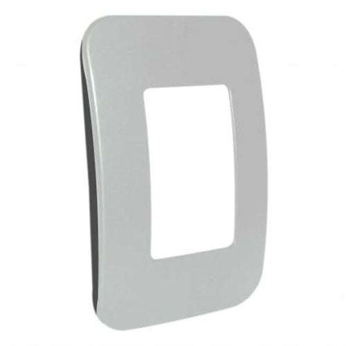 VETi 1 Shaver Socket Cover Plate 4x2 - Black Trim