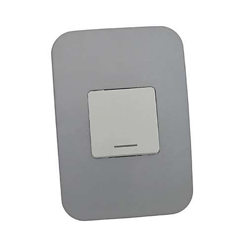 VETi 1 1 Lever 1-Way Wide Light Switch 4x2 - White Module