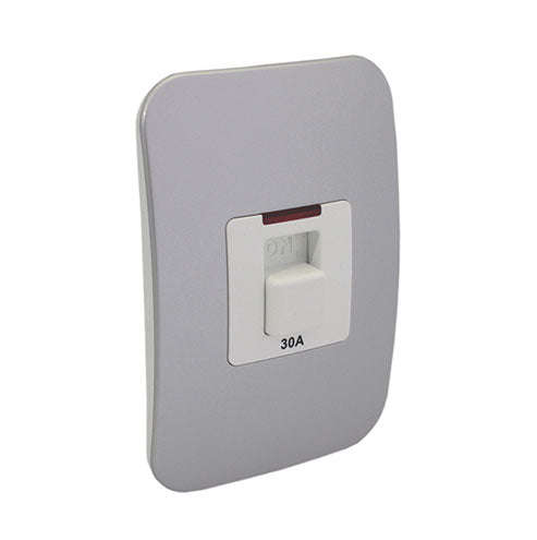 VETi 1 Isolator Switch with Indicator 2P 30A 4x2 - White Module