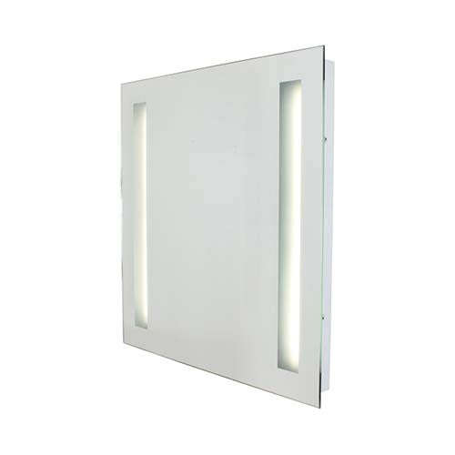 Eurolux Large Bathroom Mirror with Vertical Strip Illuminators 4000K