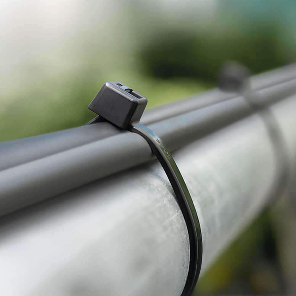 HellermannTyton Cable Tie T50L Insulok 4.6 x 390mm - Black (100)