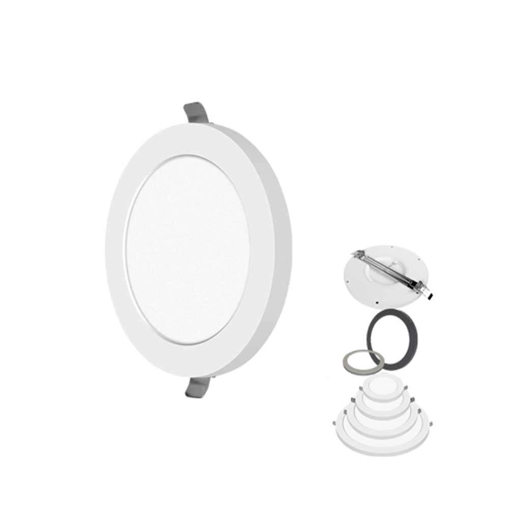 PioLED Iris 2-in-1 Dimmable Round Panel Ceiling Light 12W 1050lm 3CCT