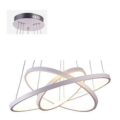 3 Ring Circular Metal LED Pendant
