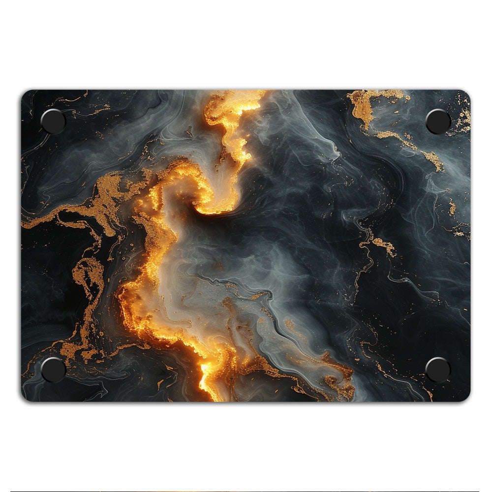 Apple MacBook Decal Skin Sticker: Marbled Deep Glow