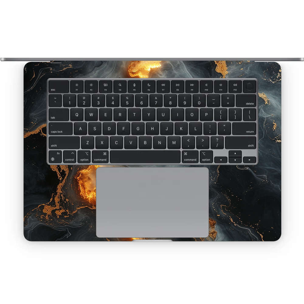 Apple MacBook Decal Skin Sticker: Marbled Deep Glow