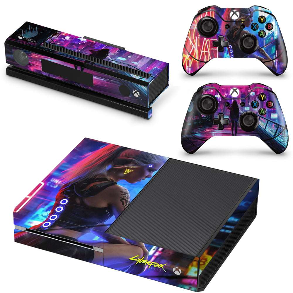 SkinNit Decal Sticker Skin For Xbox One: Cyberpunk