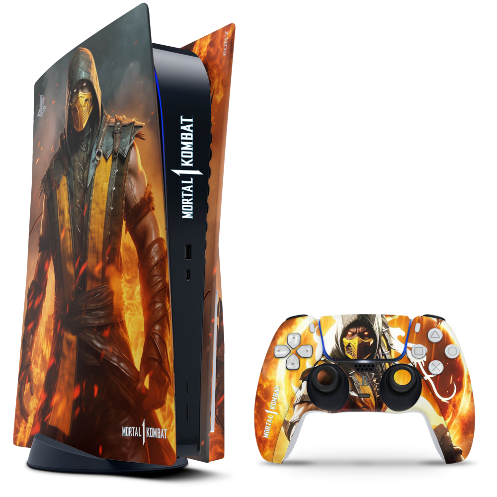 SkinNit Decal Sticker Skin For PS5: Mortal Kombat 1