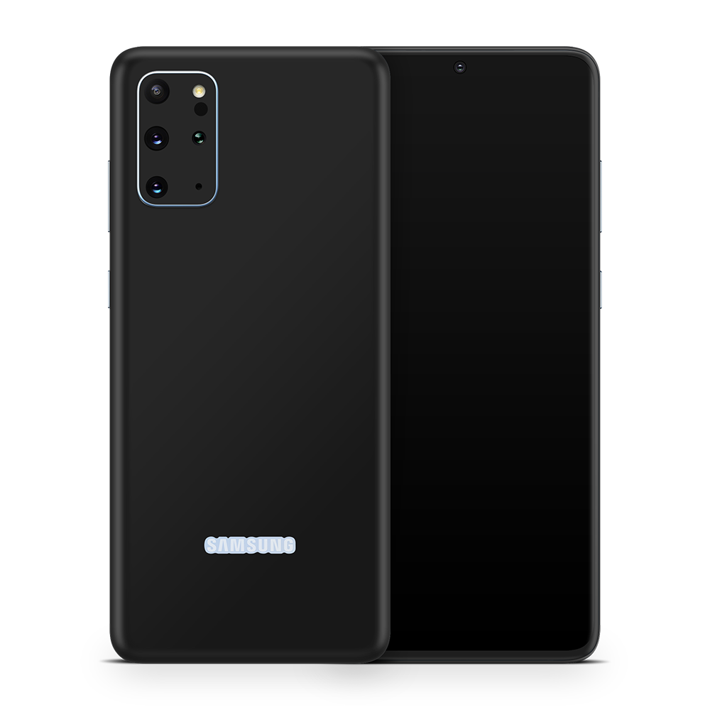 SkinNit Decal Sticker Skin Samsung Galaxy S20 Plus Matte Black (Decal Skin)