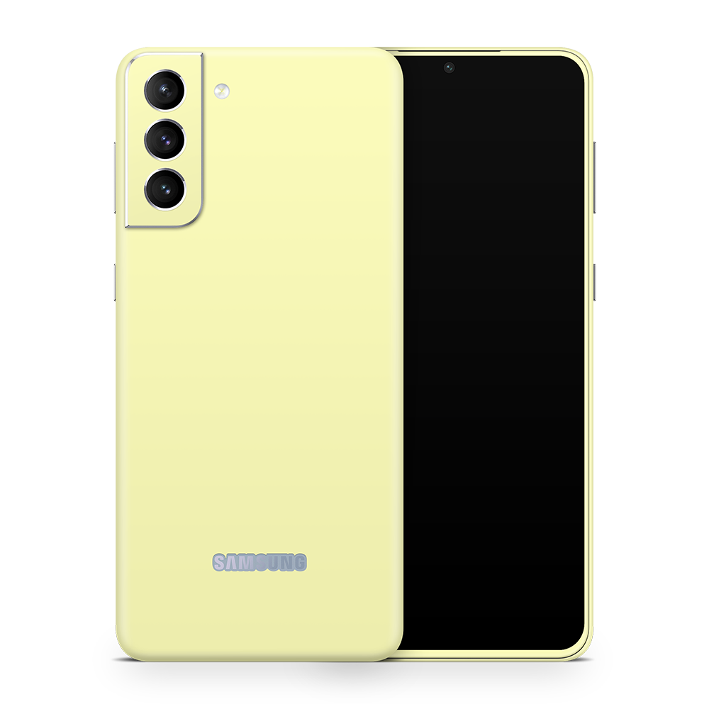 SkinNit Decal Sticker Skin Samsung Galaxy S23 Pastel Yellow