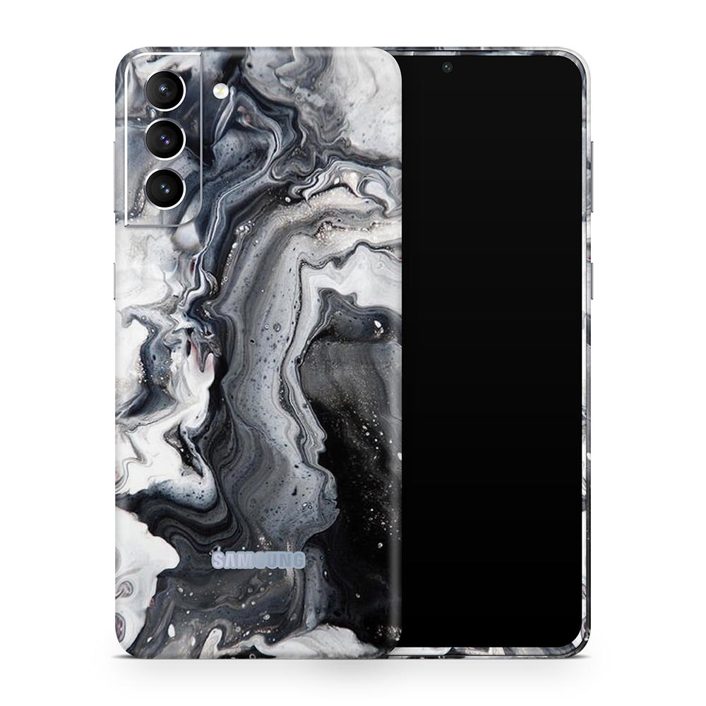 SkinNit Decal Sticker Skin Samsung Galaxy S23 Marble White Desert