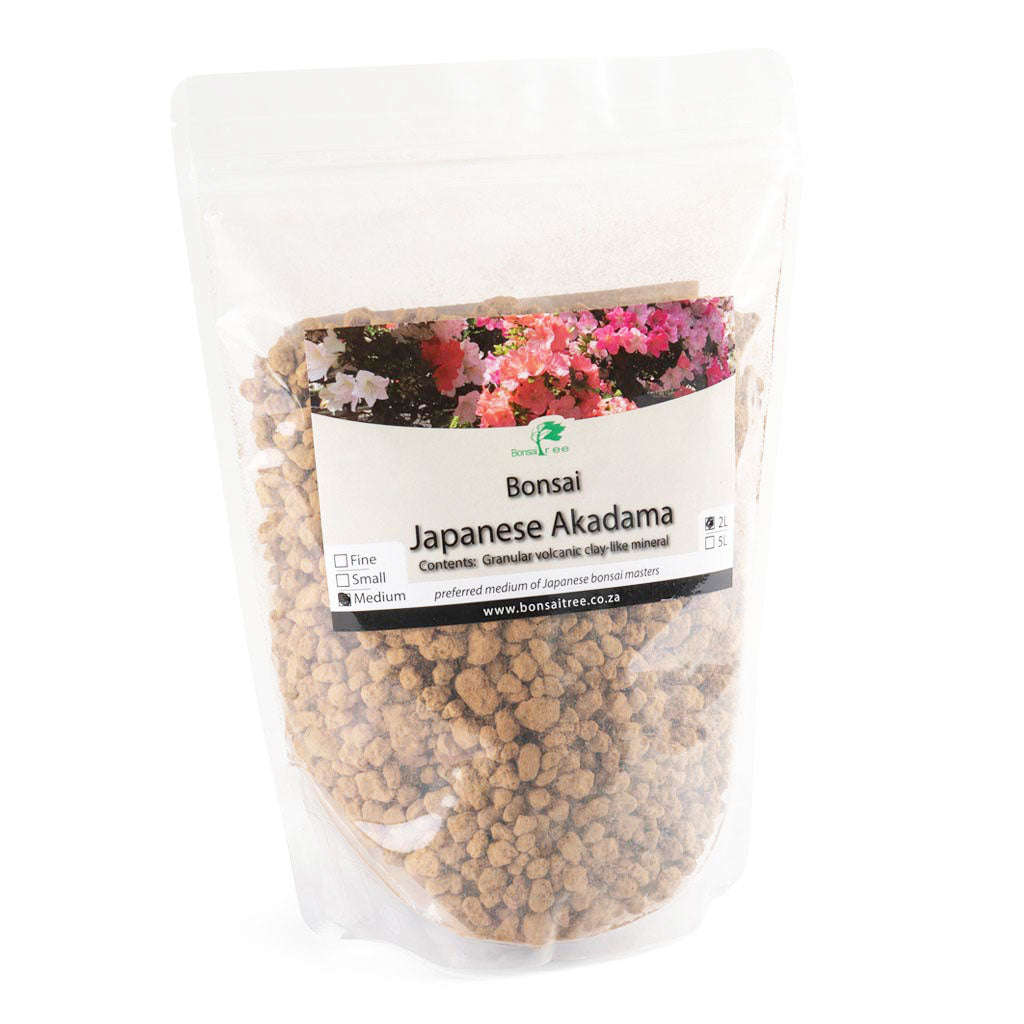 Ibaraki Hard Akadama, Medium, 5-8mm - 2L bag