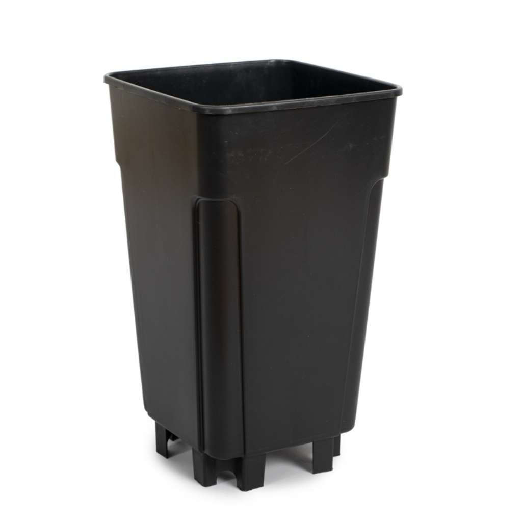 Plastic, Tall Drainage Pot, 12 x 12 x 20cm - Single Container, 1PC