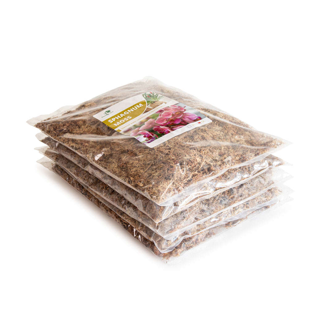 Sphagnum Moss, rehydrated - 5 x 5L. Bulk Purchase (25L)