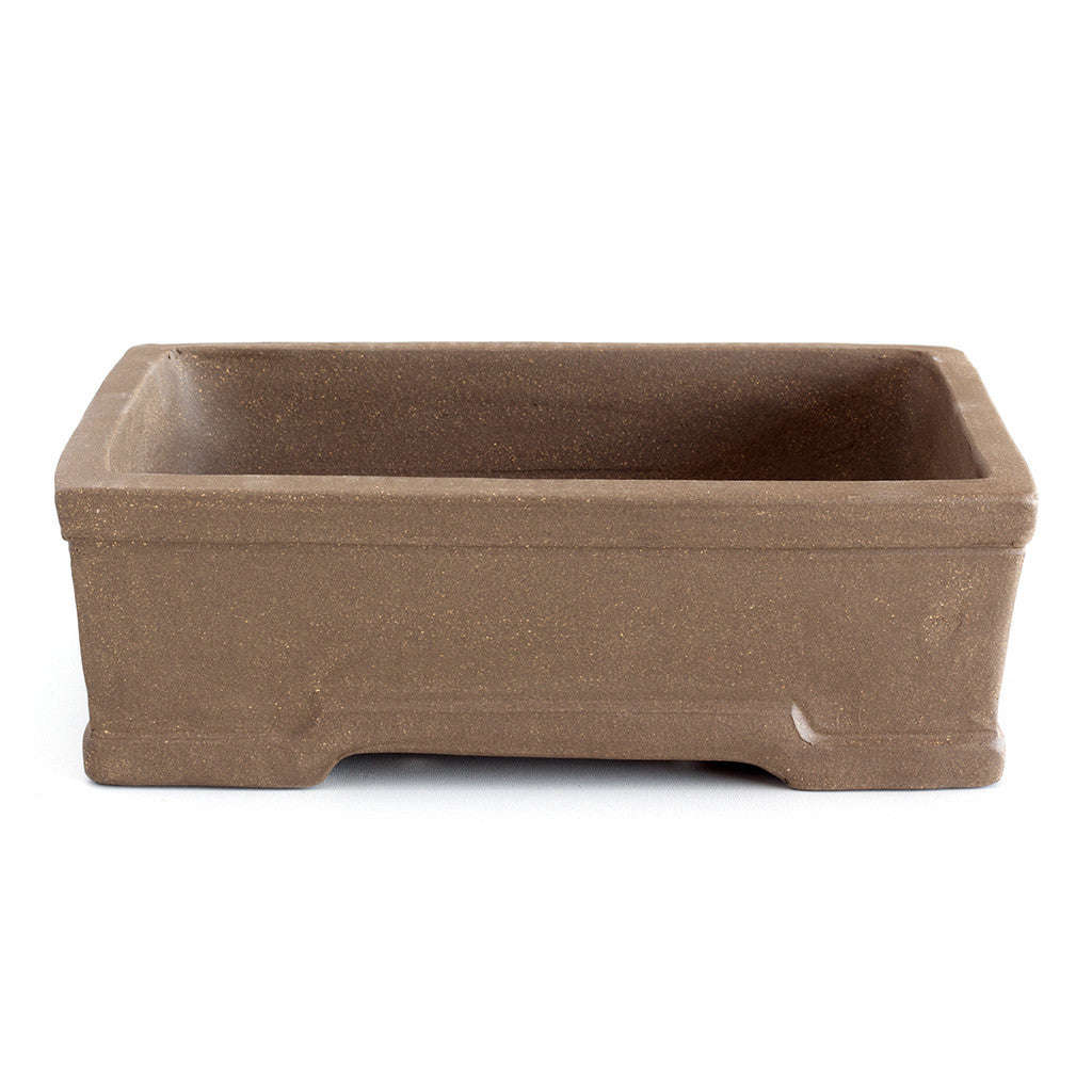 8" Chinese Unglazed Containers - Formal Rectangular, 21 x 15.5 x 7cm