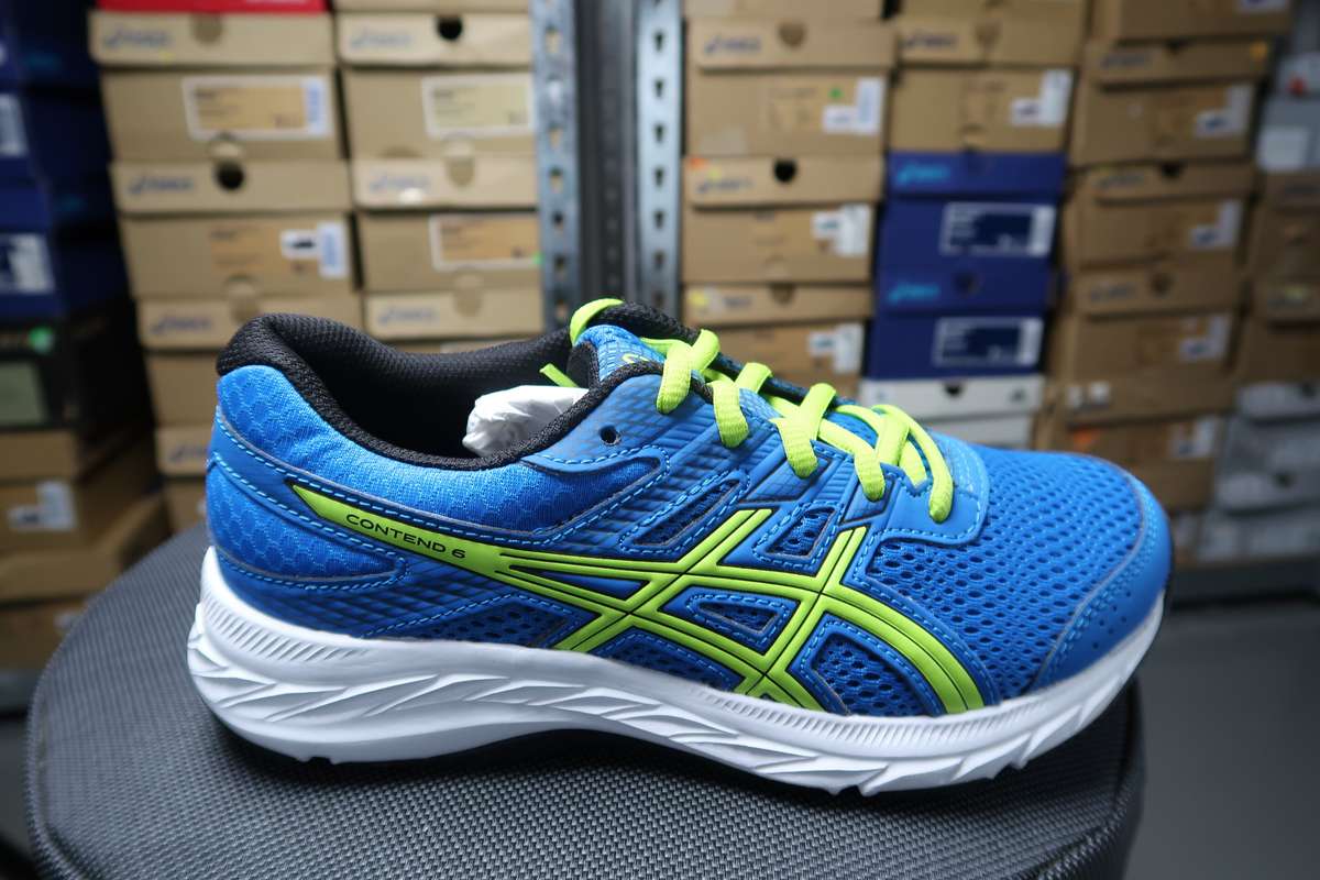 ASICS CONTEND 6 GS ROAD RUNNING SHOE BLUE