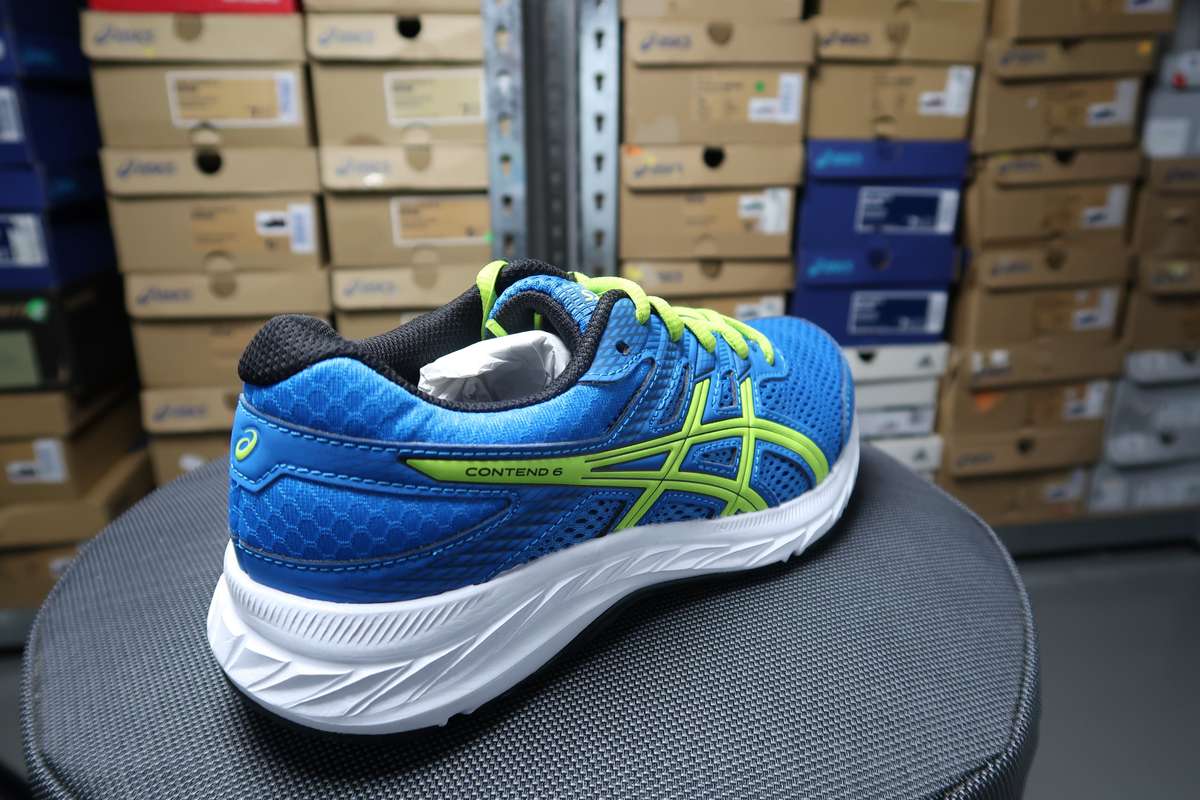 ASICS CONTEND 6 GS ROAD RUNNING SHOE BLUE