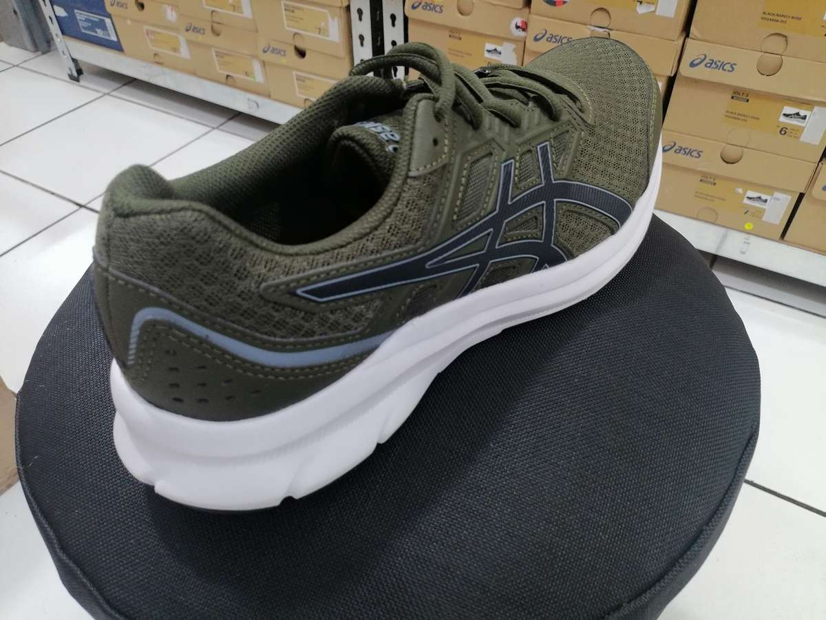 ASICS MENS JOLT 3 OLIVE BEGINNER RUNNING SHOE (OLIVE CANVA)