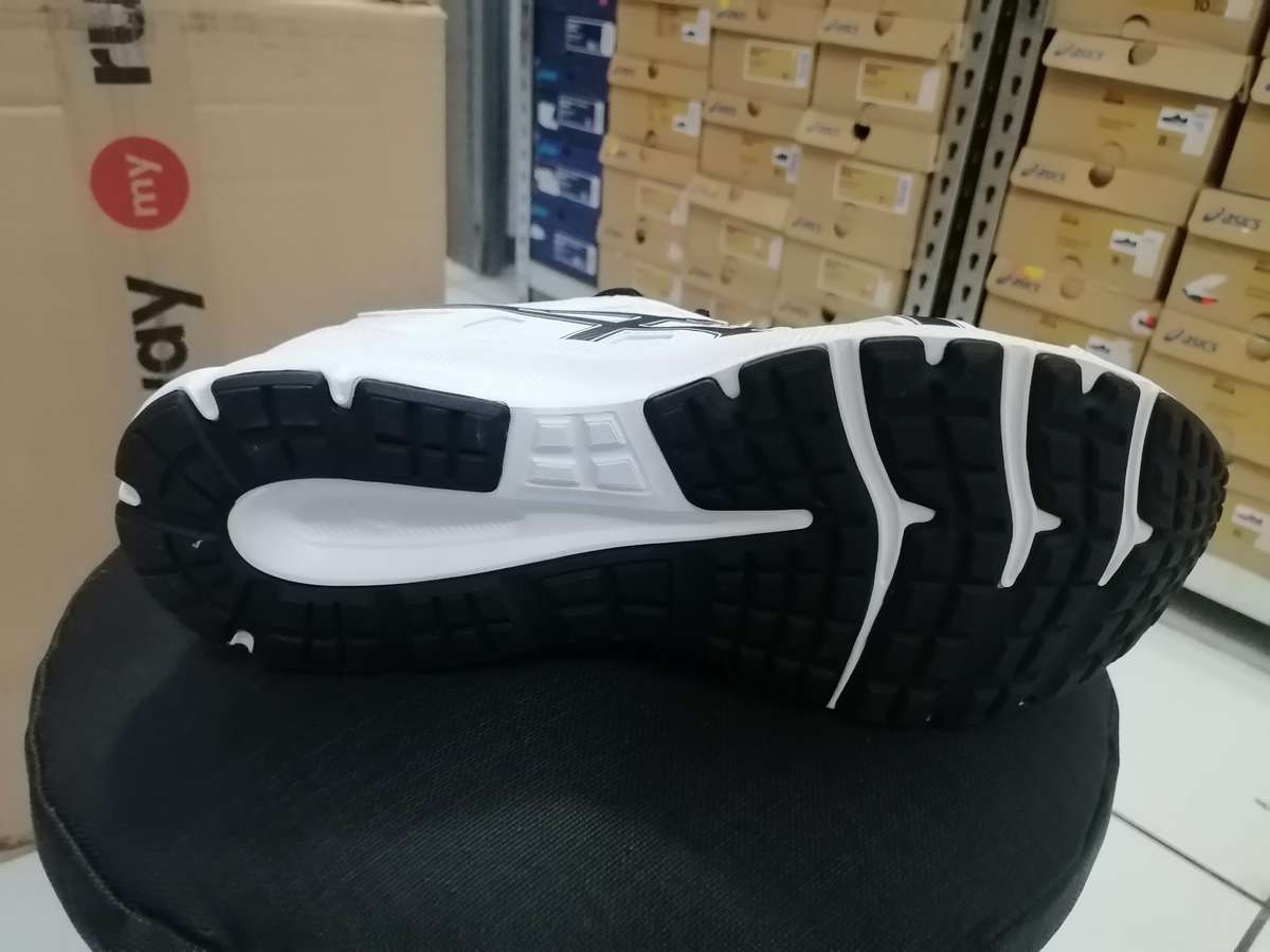 ASICS MENS JOLT 3 BEGINNER RUNNING SHOE (WHITE/BLACK)