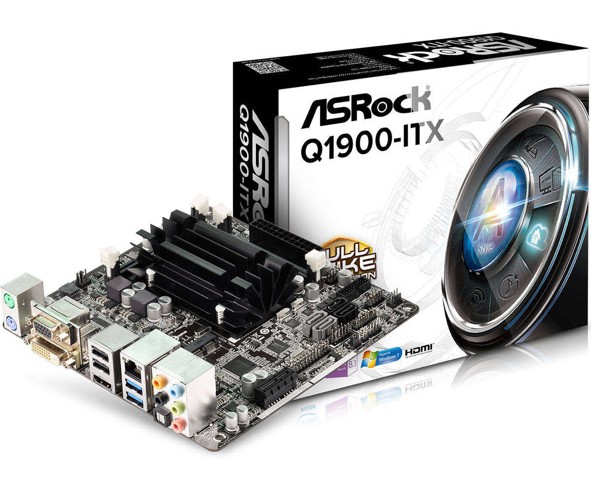 ASROCK Q1900-ITX INT. J1900 M-ITX MB
