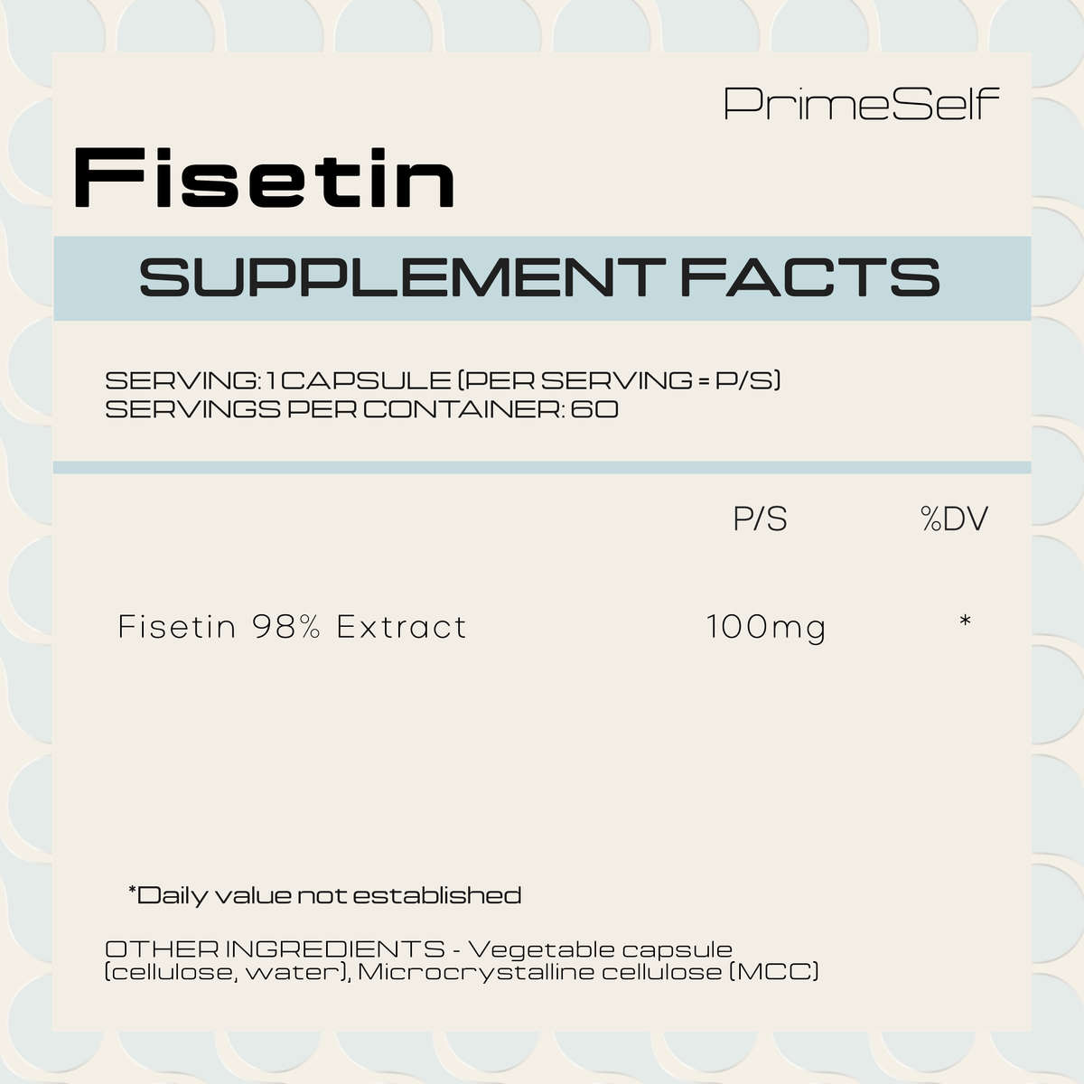 PrimeSelf Fisetin