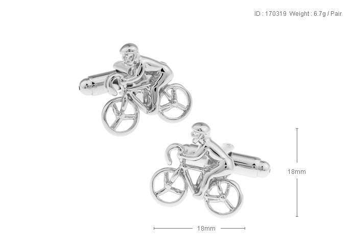 Cyclist Cuff Links