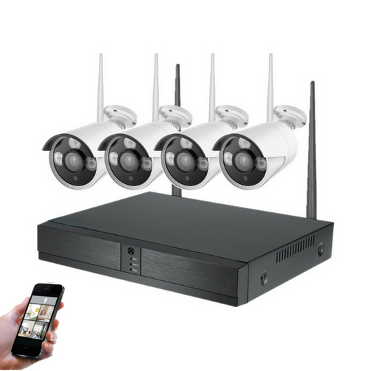 AHD 4 Channel CCTV Kit With Internet And 5G Phone Viewing