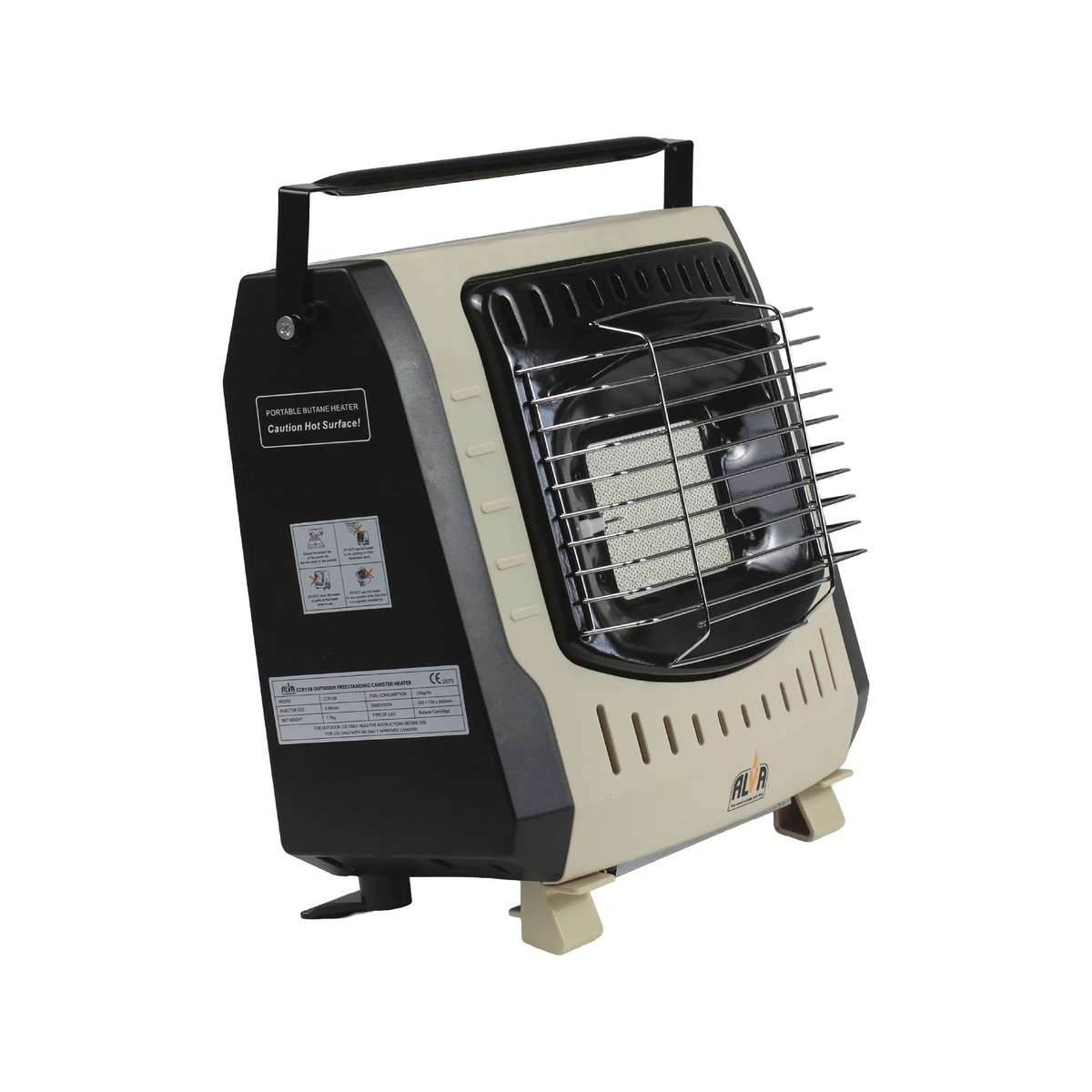 Alva Outdoor Butane Canister Mini Heater Beige