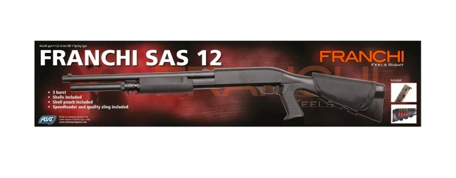 ASG Franchi SAS-12 Tactical Pump Action AirSoft Shotgun