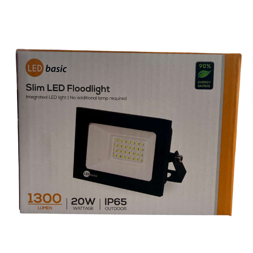 LED Basic 20W 1300lm Outdoor Floodlight