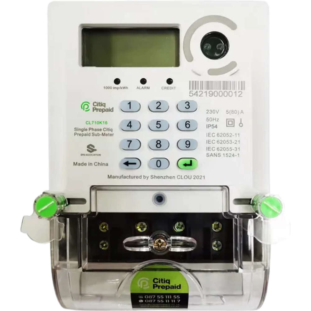 Citiq Single Phase Pre-Paid Meter