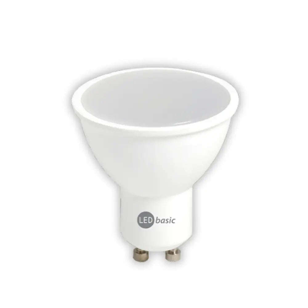 LED Basic 5W GU10 Downlight 6000K Frosted Bulb