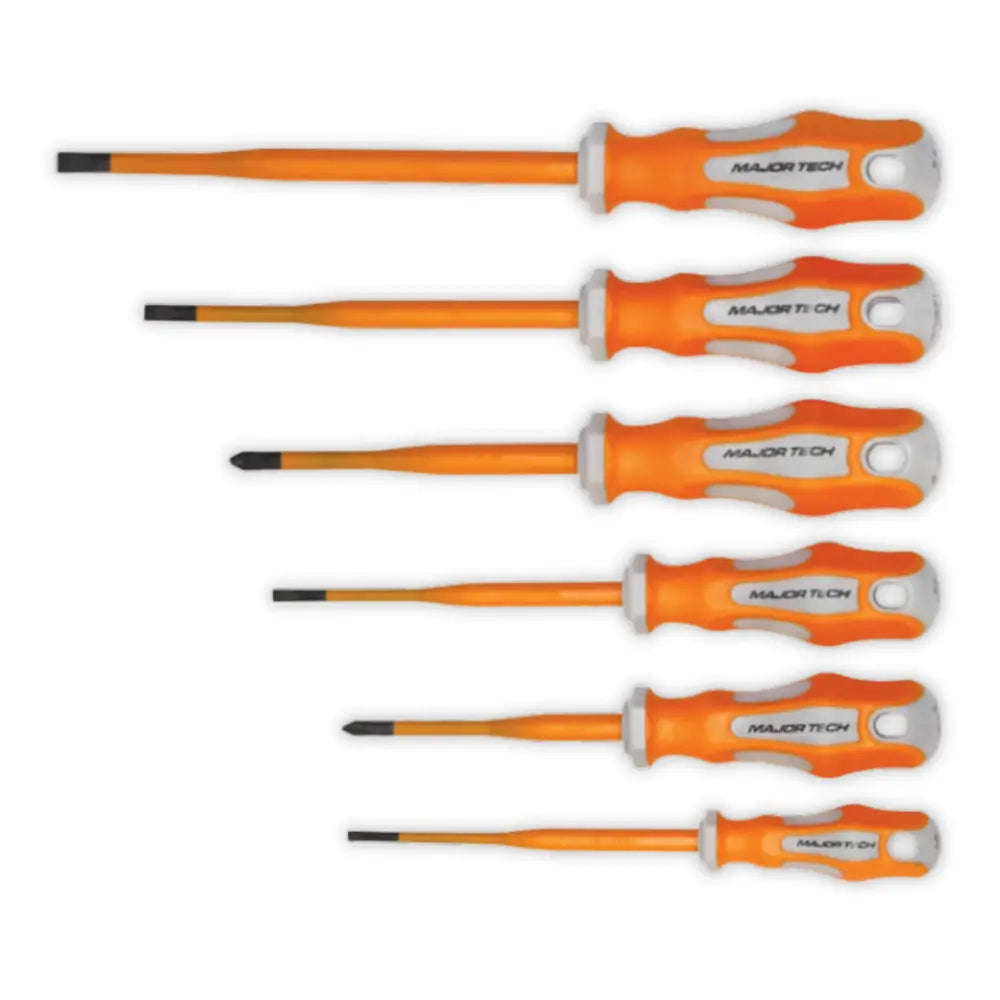 Major Tech 6Piece Slimline Screwdriver Set