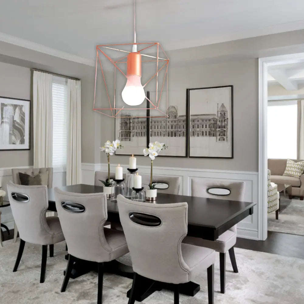 Rose Gold Dining Lamp