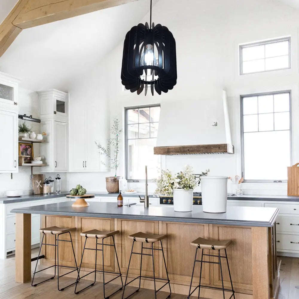 WHL&E D4-16 Black Dining Lamp