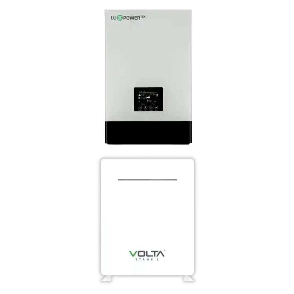 Volta SNA6000 Luxpower 6kW 5.12kWh Lithium Inverter Battery Combo