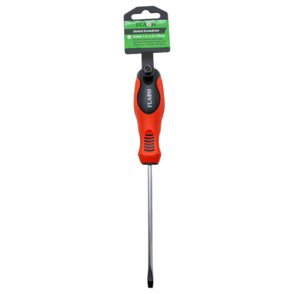 Flash Flat Slotted 1.0x5.5x125mm Screwdriver