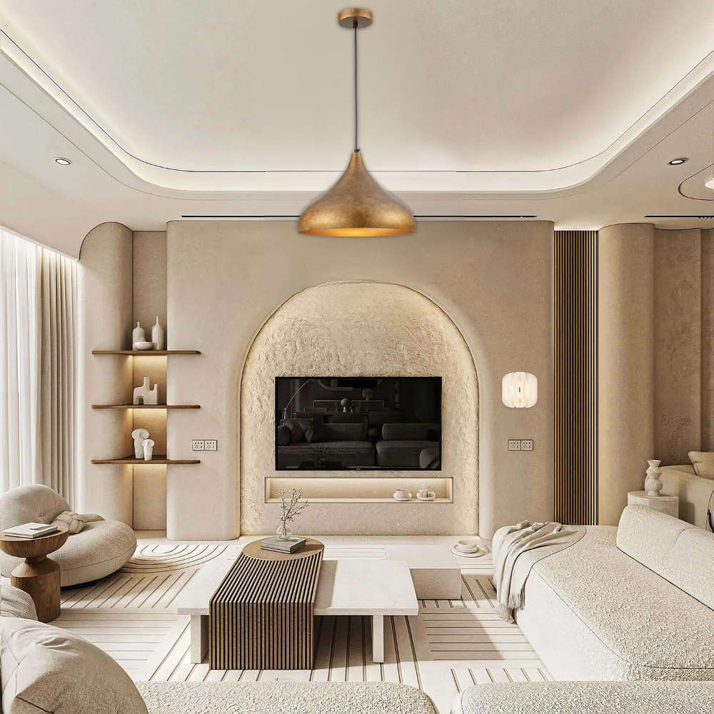 Brightstar PEN855 Gold Ruf Pendant Light