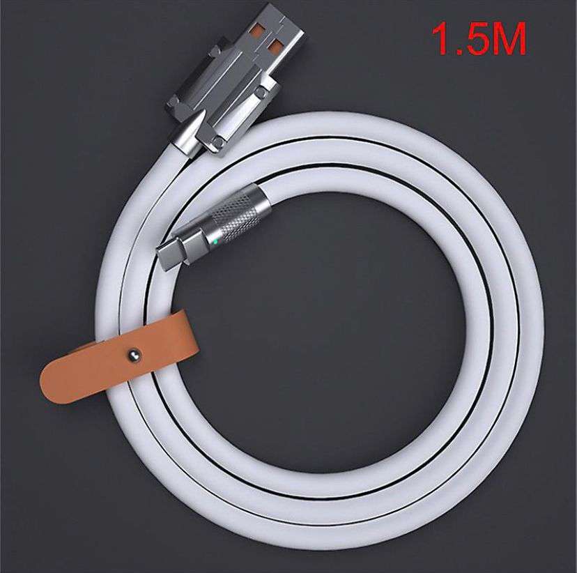 Heavy Duty: 120w 6a Super Fast ChargeLiquid Silicone Cable