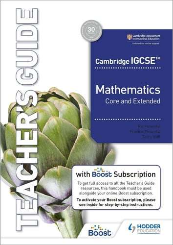 Cam Igcse Mathscore & Extended 5Th Ed Tg Boost