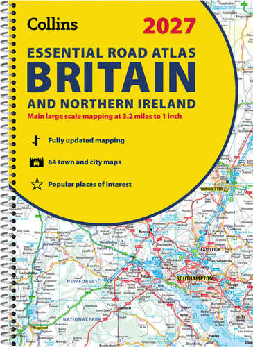 2027 Collins Essential Road Atlas Britain & Northern Ireland