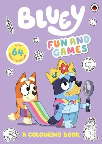 Bluey: Fun & Games Colouring Book